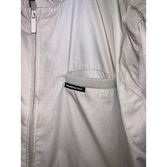 Members Only Racing Jacket Iconic Racer Brown Full Zip Outerwear X-Large XL - Picture 3 of 13